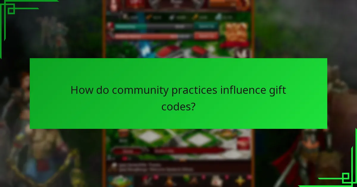 How do community practices influence gift codes?