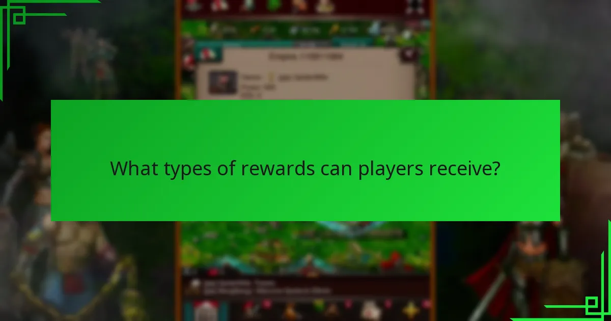 What types of rewards can players receive?